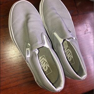 Grey slip on Vans